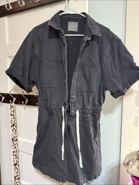 Black denim jumper